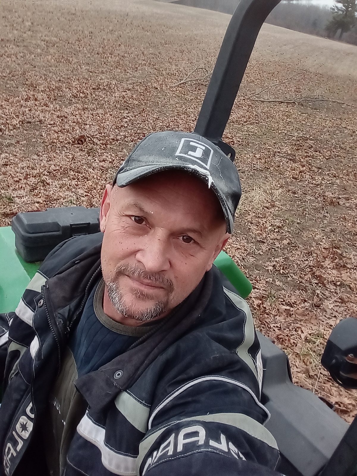 Noel Haydt working on the farm